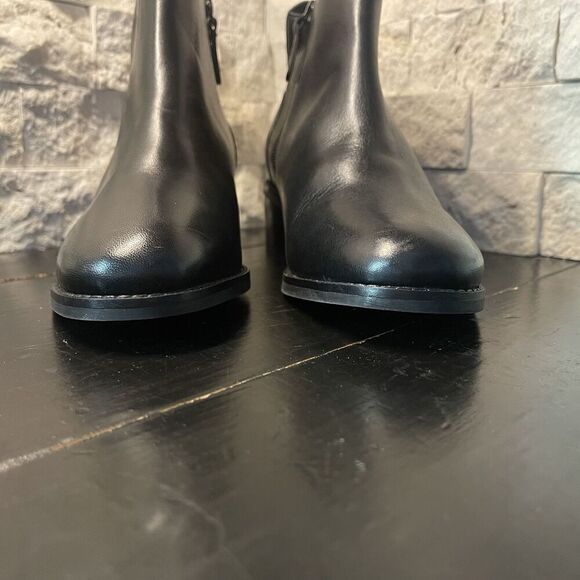 Cole Haan Holis Block Heel Leather Booties Size 6B Retail $140 - Picture 6 of 11